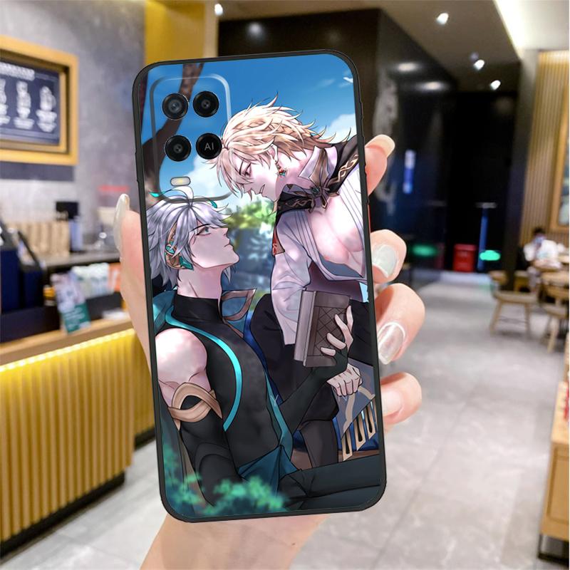 Genshin Impact Alhaitham Kaveh Case For Oppo A5 Pro A15 A17 A57 A77 A60 A80 A40 A18 A38 A58 A78 A98 A96 A76 A16 A94 A74 A54