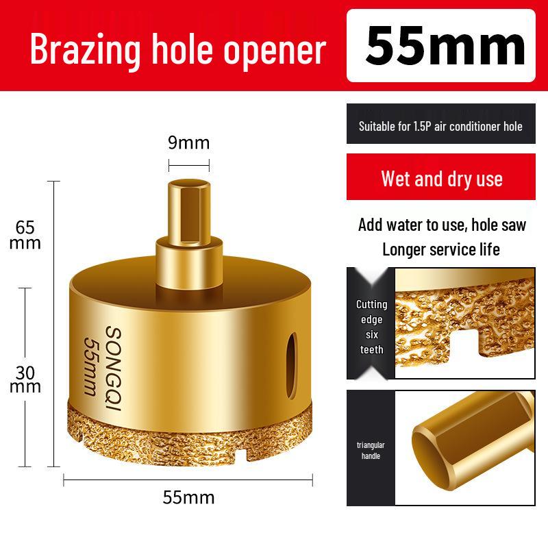 Diamond Tile Drilling Bit for Glass, Marble & Porcelain