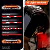 Bicycle Brake Sensor Smart Tail Light With Waterproof Ip65 And Remote Control For Night Riding Safety