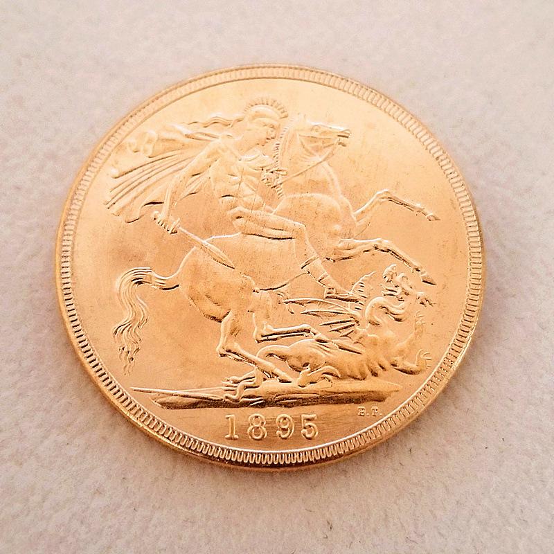 Queen of England Coins (1893-1900) Antique Crafts, Made of Brass Material, 8 Styles, Different Years