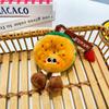 Baking Series Plush Toy Hamburger Toast Bread Cute Doll For Girls Gift Bag Charm