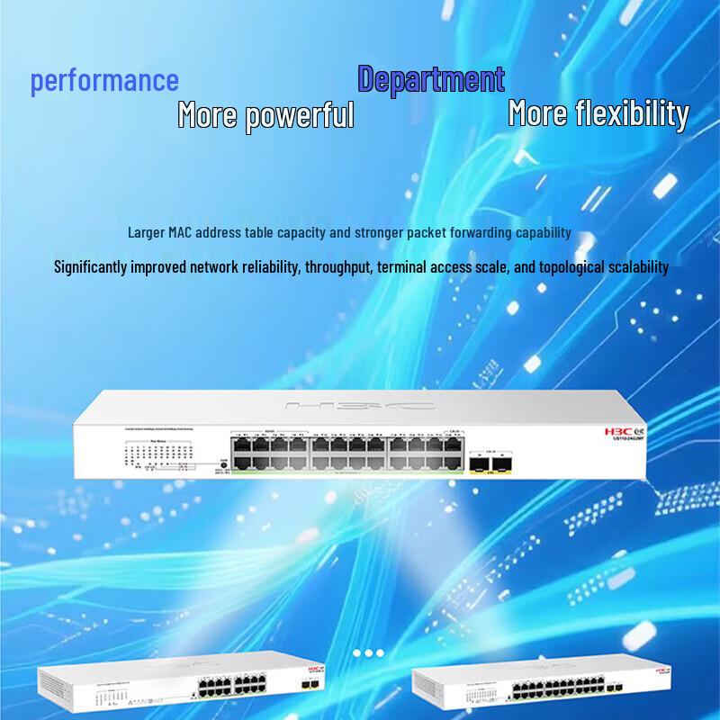 H3C US110-24G2MF Rackmount Cloud-Managed Switch