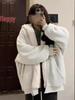 Women's Thick Velvet Padded Cotton Coat with Lamb Wool Lining - New 2024 Winter Style