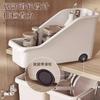 Multifunctional Kitchen Storage Box with Wheels for Pots Spices Utensils Countertop Cabinet Organizer