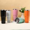 Cross-Border 30Oz Bluetooth Audio Car Cup 304 Stainless Steel Large Capacity Vacuum Cup Portable Straw Ice Cream Cup