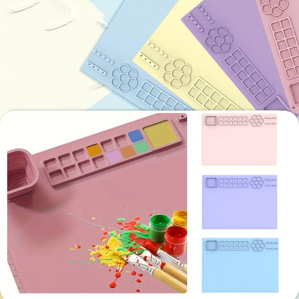 Handmade Silicone Painting Mat DIY Graffiti Art Mat Art Crafts Pads Oil/Color/Graffiti Art
