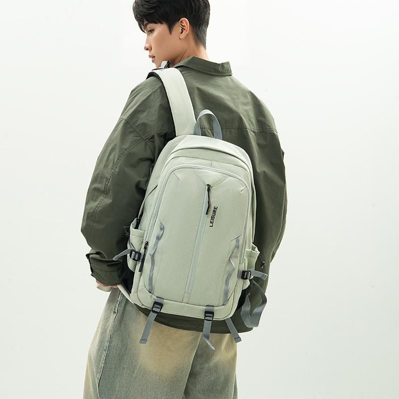 Schoolbag1011 New Large Capacity Student Computer School Bag Travel Backpack Trendy Brand Lightweight Men's Backpack Girls Backpack