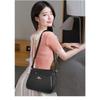 Fashionable Women's Faux Leather Shoulder Bag, Multi-layer Middle-aged Mother Bag, Retro Shoulder Bag, Perfect for Commuting, Travel, and Daily Use
