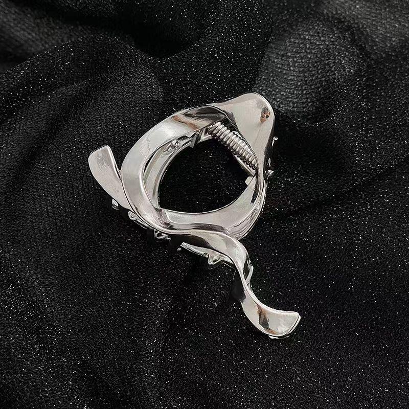 

Элегантный металлический зажим для волос с бантом и жемчугом - Большой французский зажим-акула и набор невидимок