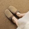 Fashion 2025 New Summer Slippers Cover Toe Fashion Hollow Out Sandals Women Shoes Zapatos De Mujer Ladies Shoes Mesh Mules Suede Shoes