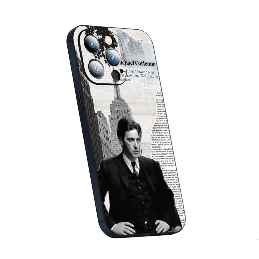 The godfather Classic movie posters Phone Case For iPhone 17 16 e 15 14 13 12 Plus Mini Pro Max Soft black Shockproof Cover