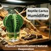 Cactus Shaped Reptile Humidifier Physical Humidification Moisturizing Simulation Plant Humidifier Decorative