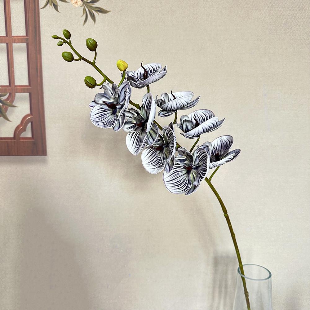 Flower Butterfly Artificial Orchid Wedding Hotel Restaurant Ornament Desktop