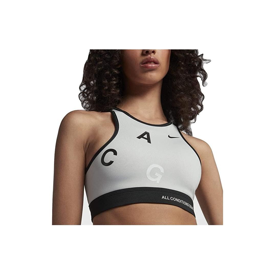 

Nike Lab ACG Light Support Running Sports Bra Women Underwear Gray AV3260-092 XL