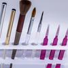 Desktop Tweezer Storage Rack 8 Hole Plastic Holder Stand for Lash Artists, Nail Stations, Vanities and Tool Sorting