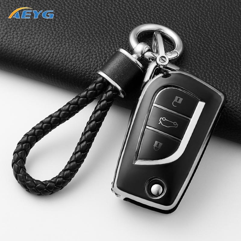 Autofernbedienung Schlüsselhülle Schale Fob Für Toyota Auris Corolla Avensis Verso Yaris Aygo Scion Tc Im Camry Rav4 Zubehör