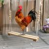 Chicken Toys For Coop Wood Natural Chicken Coop Swing Poultry Care Necessities For Chicks Hens Farm Habitat Home Producers