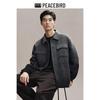 PEACEBIRD Men's Gradient Double-Faced Wool Blend Jacket