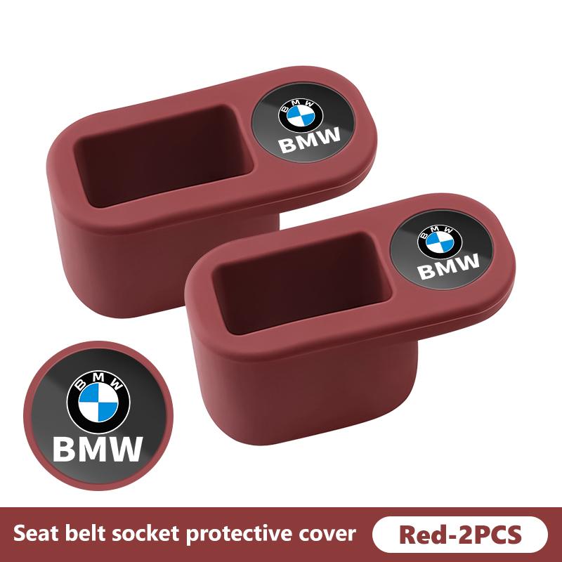 Universal Car Seat Belt Base Anti Scratch Cover Auto Accessories For BMW M Sport M2 M3 M4 M5 M6 E46 E90 E60 F10 F20 E87 X3 X6 VFHJQ1