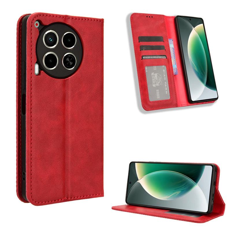 Tecno Camon 30 4G/5G Läder Fodral med Kortplats