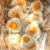 Simulation Salted Egg Yolk Rice Ball Squishy Toy Silicone Stress Relief Fidget Toy Cute Fake Food Squeeze Decompression Toy Gift