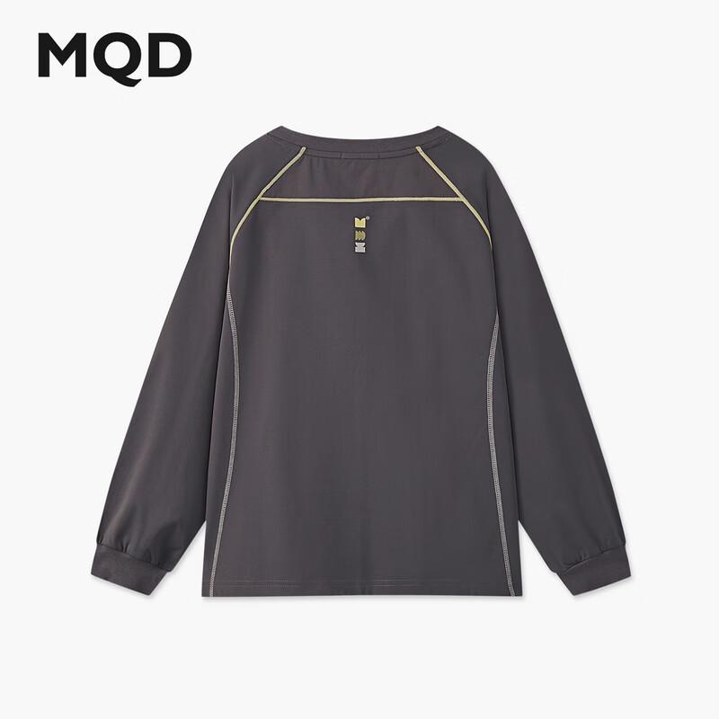 MQD Boys  Collegiate Color-Block Sweatshirt 140cm темно серый