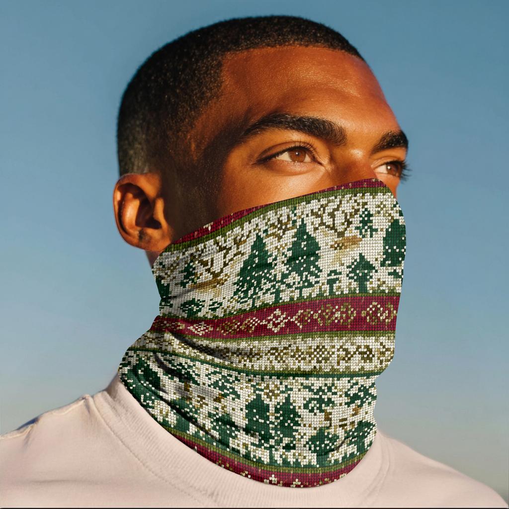 Maschera da Ciclismo Outdoor Moda Stampata Bandana Sciarpa da Collo