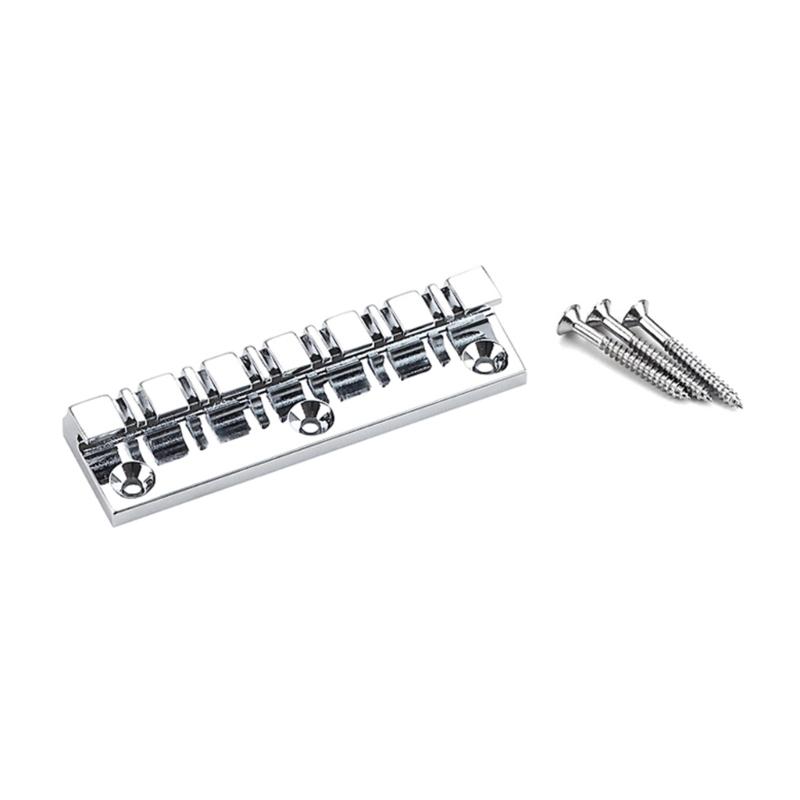 12 Strings Metal Guitar Bridge Replacement Fixed Harp Bridge Electric Guitar Accessories Durable and Practical