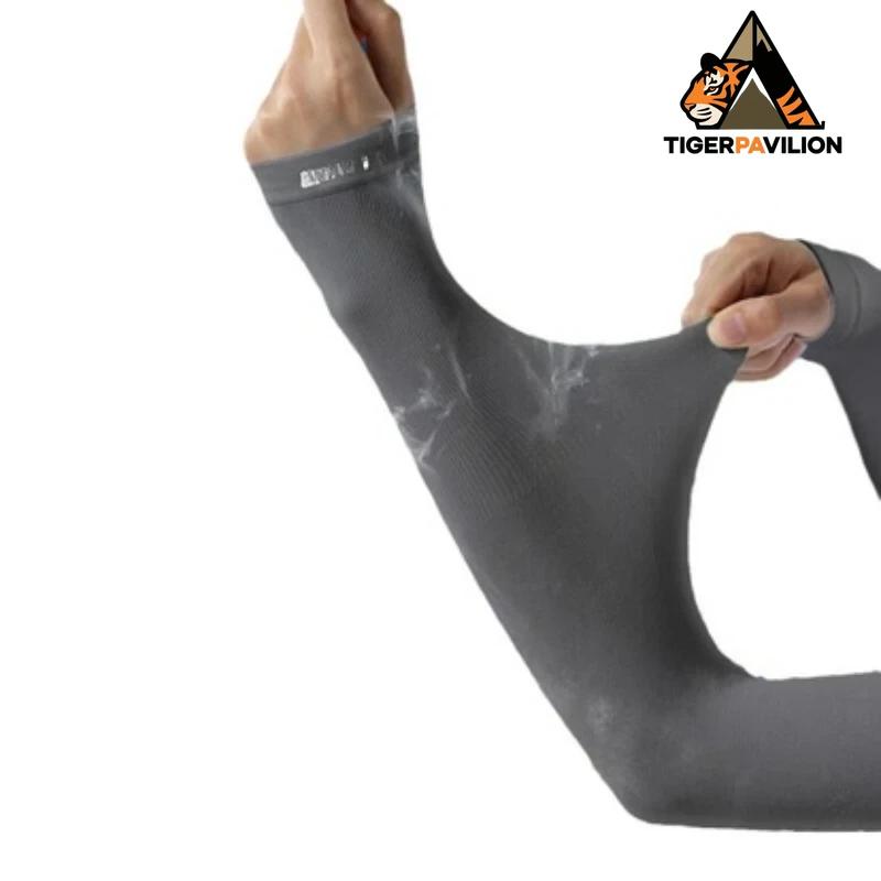Ice Sleeves Ice Silk Sun Protection Sleeves Summer Basketball Sports Running Arm Guard Driving Fishing Long Sunshade