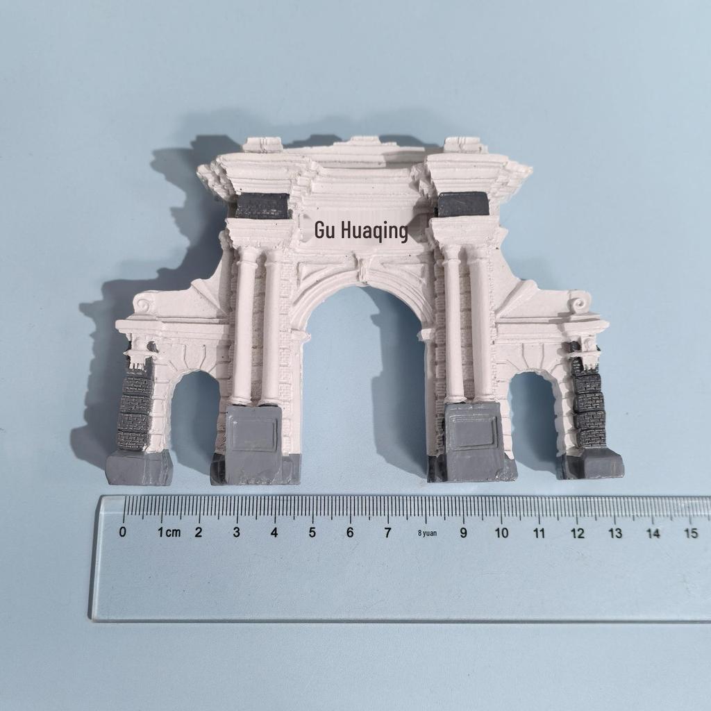 Beijing Landmarks Figurine: Tiananmen, Tsinghua, Bird's Nest, Great Wall, Temple of Heaven, Monument Models