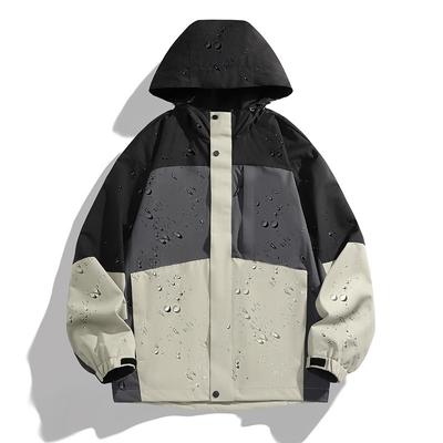 Waterproof Breathable Jacket, Three-in-one Outdoor Windproof Tooling, Mountaineering Jacket, Men's Jacket