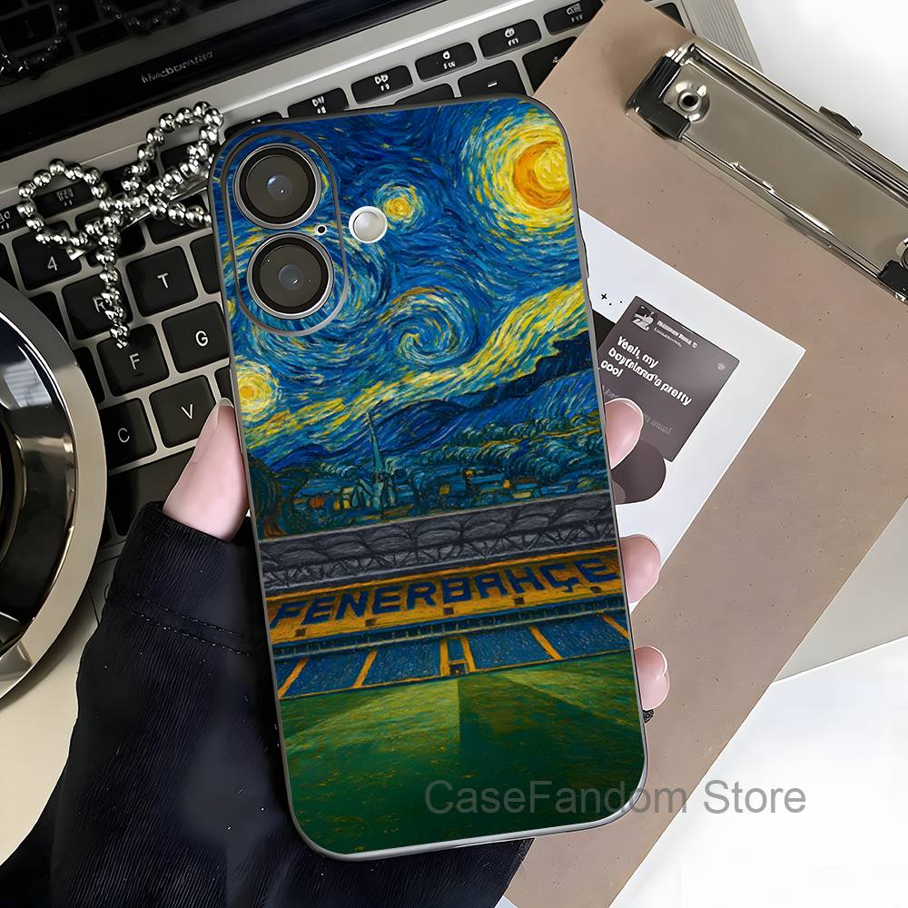 

Turkey F-FenerbahceS-E For iPhone 17,16,15,14,13,12,11,Pro,Max,Plus Transparent gray Phone Case Magnetic Wireless Charging iPhone16promax