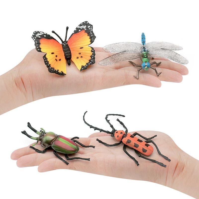 Simulation Of 16 Insects, Animal Models, Butterflies, Beetles, Spiders, Ants, Dragonflies, Cockroaches, Oxen Shields, Bugs, Static Ornaments