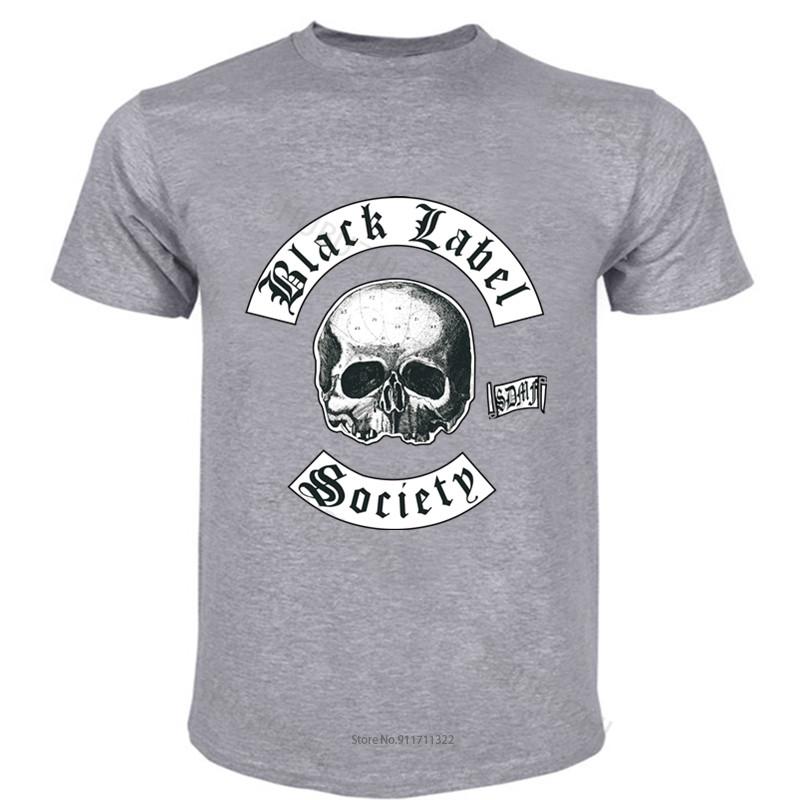 Mens Short Sleeve T Shirt BLACK LABEL SOCIETY 1 T-SHIRT Punk BLACK FRUIT OF THE LOOM DTG Fashion Tee-shirt Male Summer Tops