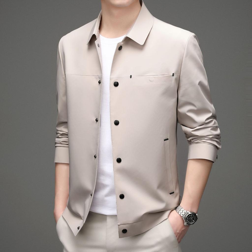 Herren Casual Revers Jacke Business Dünne Jacke Executive Top