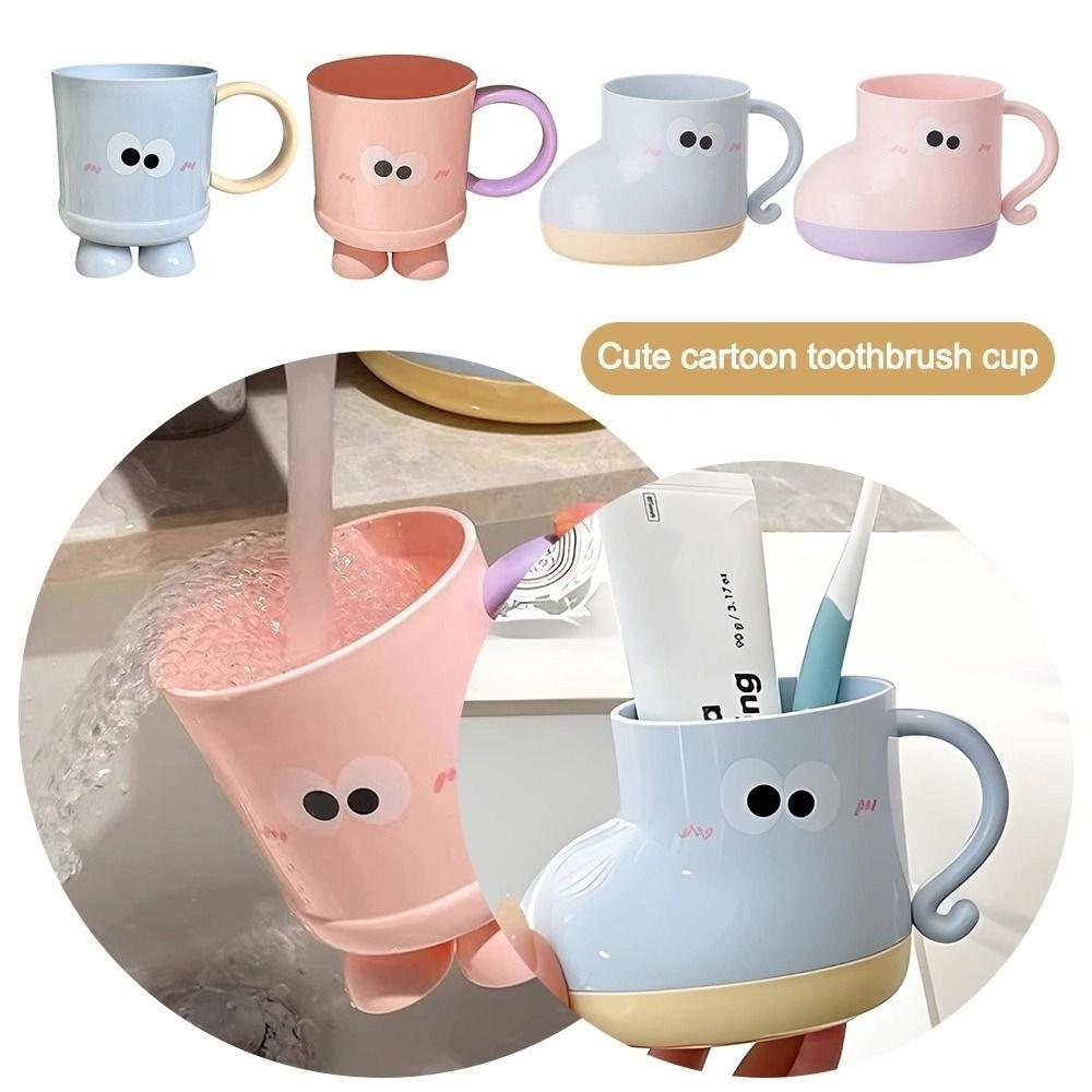 Big Eye Expression Toothbrush Cup Wash Brushing Cup Creative Toothbrush Holder  Household