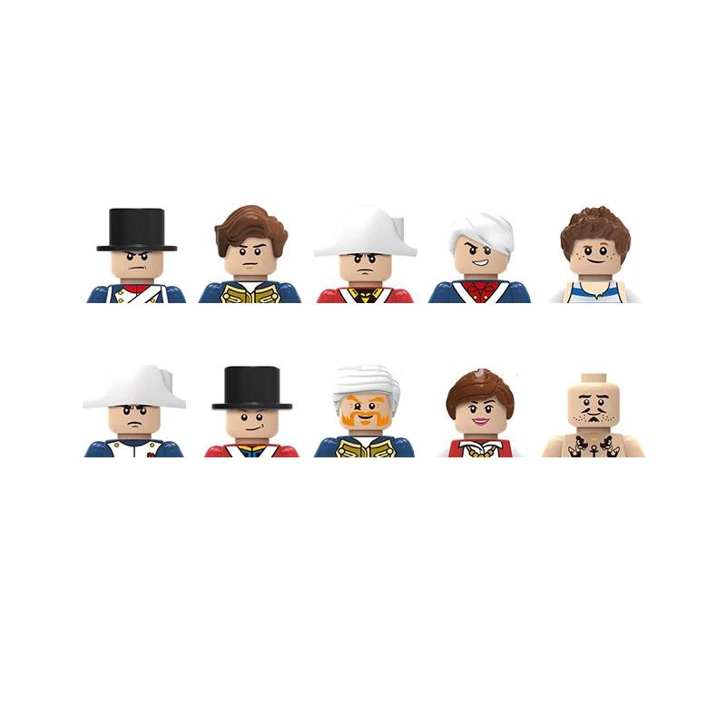 Non-Toxic City Characters Action Figures Building Blocks Policeman Teacher Fireman Occupation Mini Figurine Dolls Bricks Set Children Toys