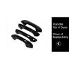 Car Handle Cover for Volkswagen VW Golf 8 Mk8 2020 2021 2022 Gloss Black Smart  Sticker Trim Car Protective Film Accessories