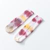 New Printed and Dyed Yoga Calf Socks Cotton Anti Slip and Contrasting Color Floor Socks