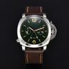 Men's Multifunctional Automatic Leather Strap Watch