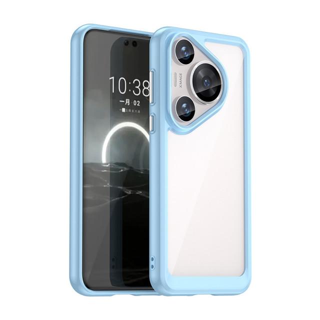 For Huawei Pura 70 Pro Case Huawei Pura 70 Pro Plus Ultra Cover Shockproof Hard PC Luxury Silicone Protective Phone Back Cover For Huawei Pura 70