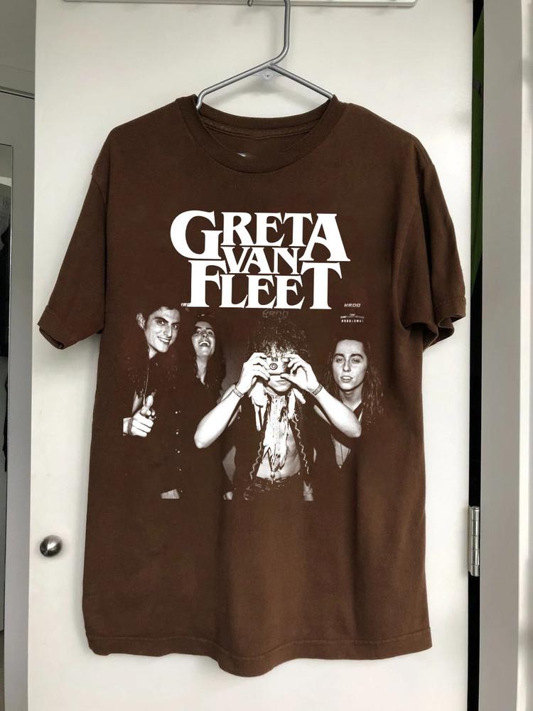 

Greta Van Fleet Band Tour in Chocolate Tshirt S to 5XL NZL500 Unisex T-Shirt XXL