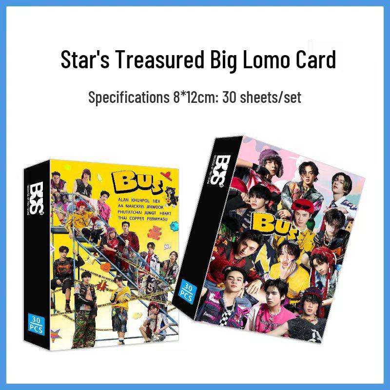 Thai Star Merch Collection: PROXIE, GeminiFourth, 4EVE, Big LOMO Star Card - Large Size Cards