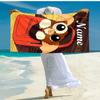 Personalized Customized Proof Beach Towel with Gremlins Pattern - Soft, Absorbent,quick-drying,perfect Swimming,camping&bathing