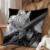 cartoon Griffith Guts Berserk Pillow Case Pillow Case Living Room Sofa Cushion Cover Suitable For Home Bedroom Room Decoration
