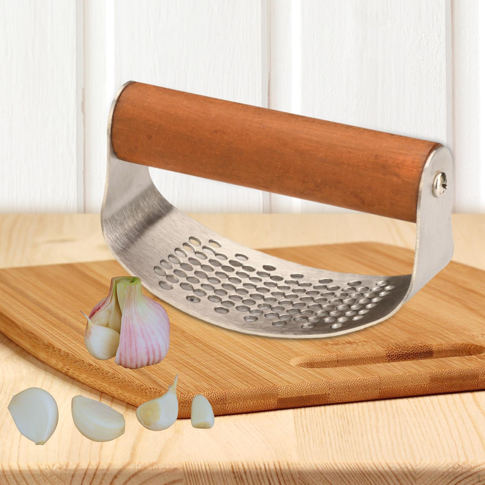 

Легкий пресс для чеснока Rocker для легкого измельчения орехов и имбиря Straight Handle