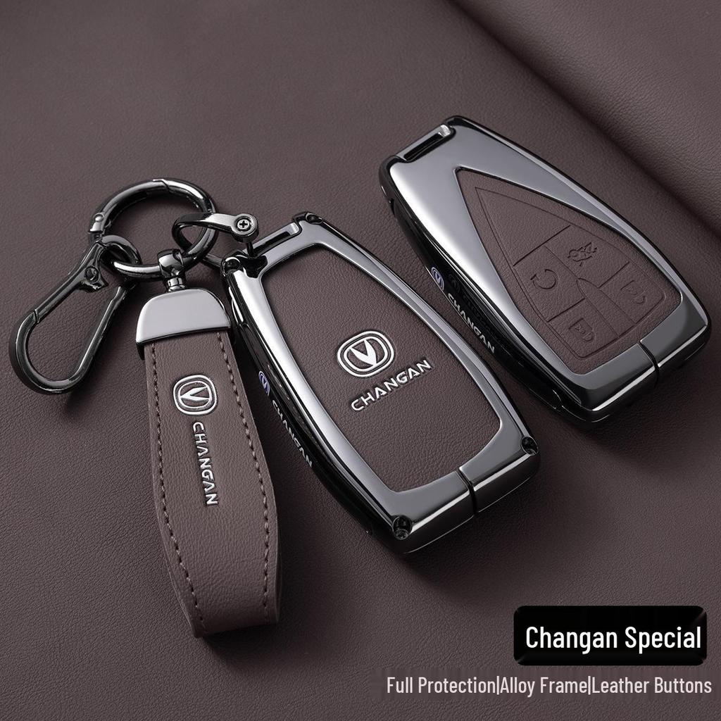Changan Oshan 520/X5plus/Z6/X7plus 5-Button Leather Key Case for Men