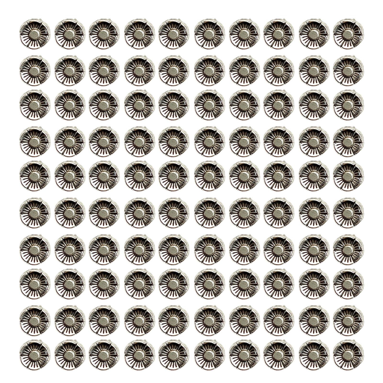 

100 Pieces Four Leaf Grass Pendant Jewelry Making Supplies Alloy Texture Crafting Supplies Jewelry Part Jewelry Pendant 4043