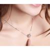 Trendy Hollow Round Bead Pendant Necklace for Women