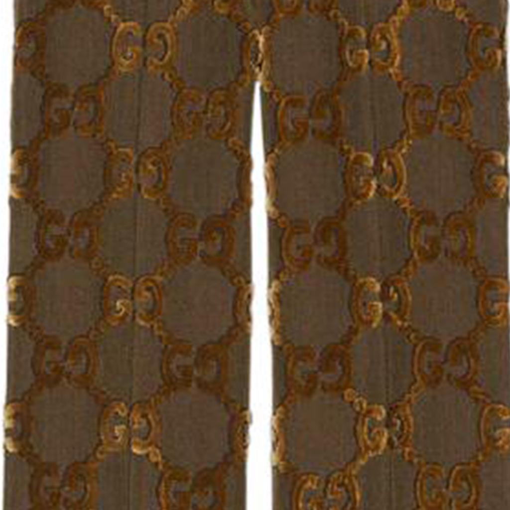 GUCCI Casual Pants Men's Khaki Moderate Straight Fit Pants 672087-ZAJIK-9742